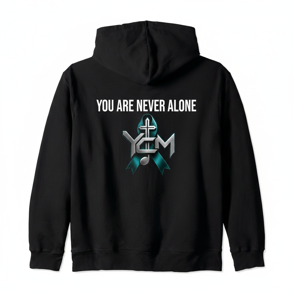 Black YANA Crew Ministries Hoodie - Back