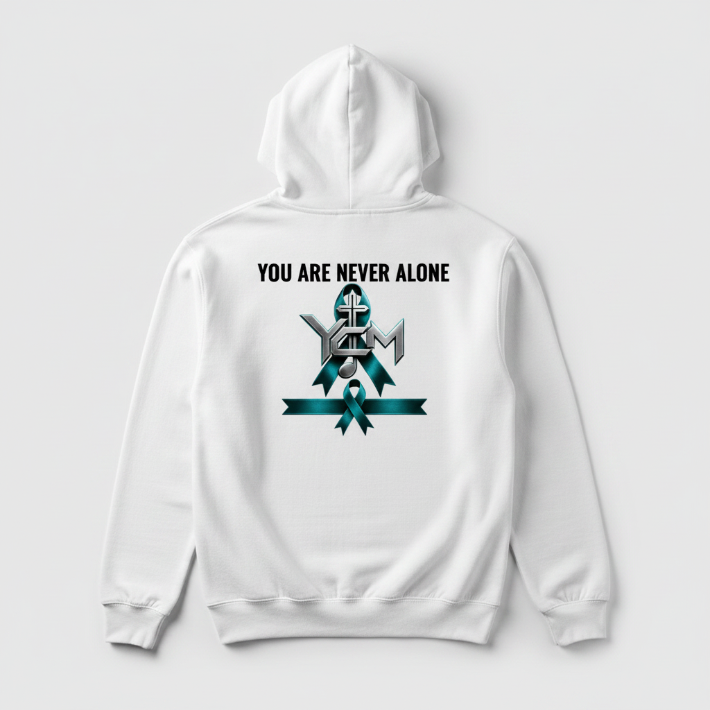 White YANA Crew Ministries Hoodie - Back