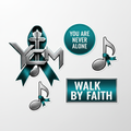 YANA Crew Ministries Sticker Pack - 5 die-cut vinyl stickers