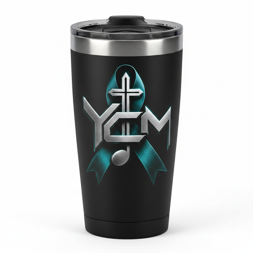 Black YANA Crew Ministries 20oz Tumbler