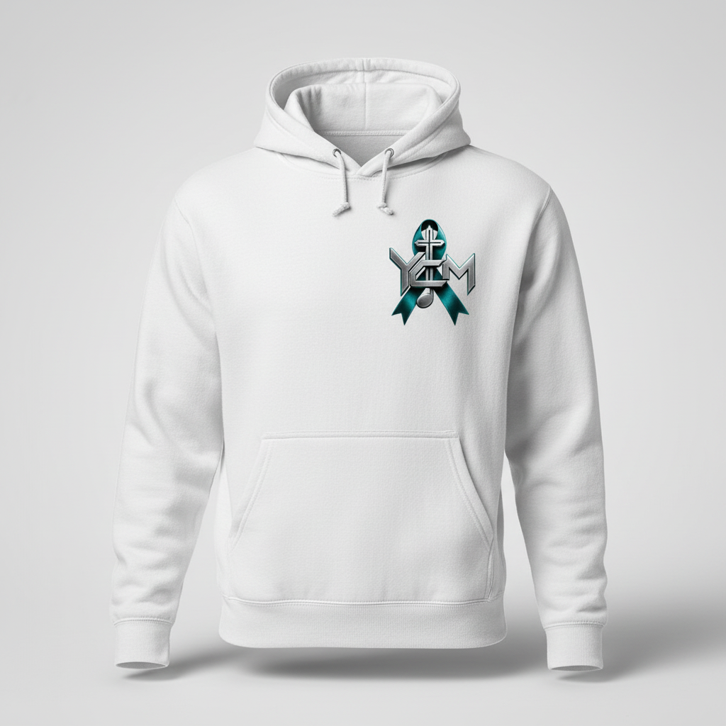 White YANA Crew Ministries Hoodie - Front
