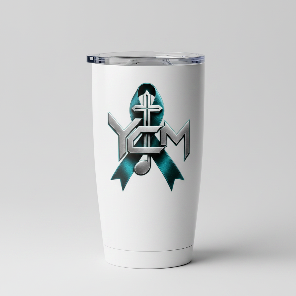 White YANA Crew Ministries 20oz Tumbler
